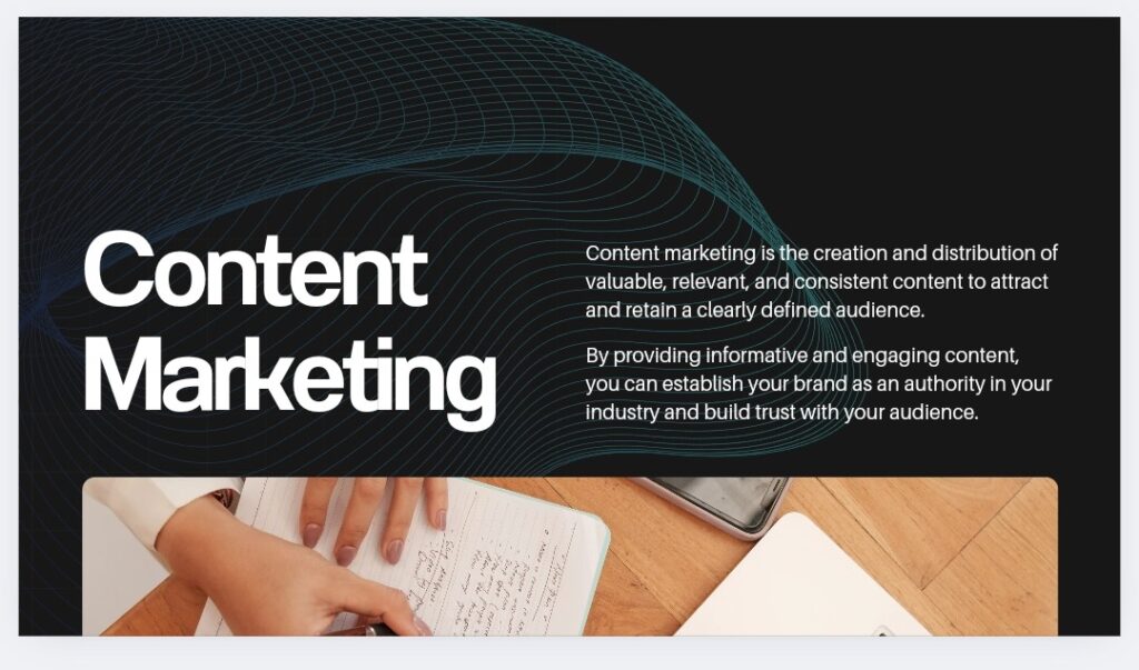 Content marketing