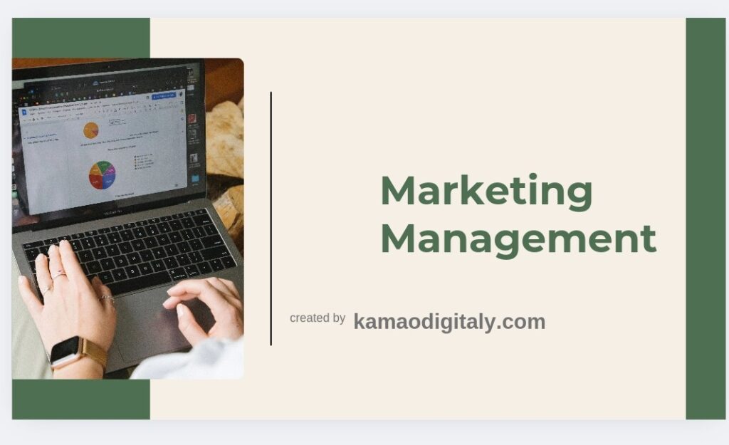 Marketing management