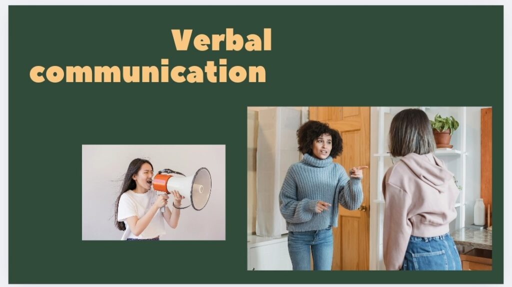 Verbal communication 